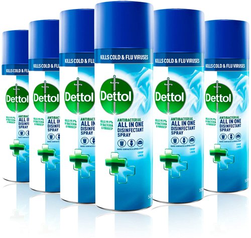 Dettol Crisp Linen Disinfectant Spray 400ml