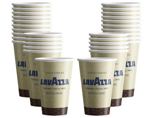 Lavazza 12oz Double Walled Embossed Cups 25's - PACK (20)