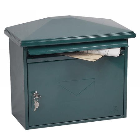 Phoenix Libro Front Loading Green Mail Box (MB0115KG)