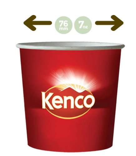 Kenco In-Cup Douwe Egberts Pure Gold White 76mm Paper Cups 25's