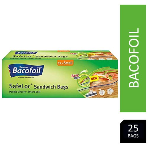 Bacofoil Press & Seal Sandwich Bags 25's - PACK (12)