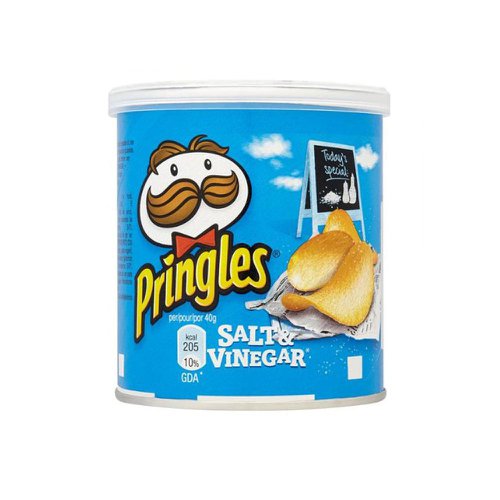 Pringles Salt & Vinegar Crisps 12x40g