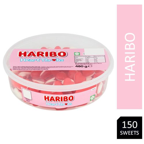 Haribo Heart Throbs Tub 150's
