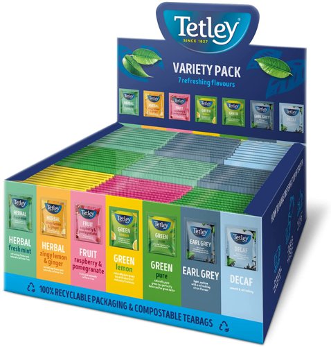 Tetley String & Tagged Variety Pack 90's - PACK (4)