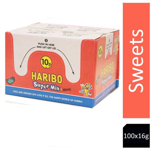 Haribo Mini 16g Supermix 100’s
