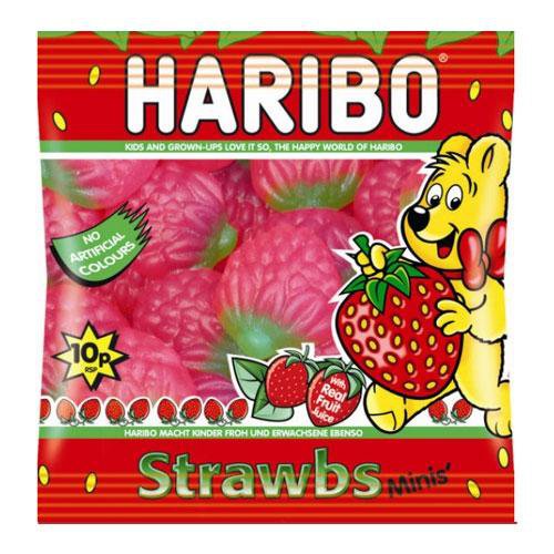 Haribo Mini 16g Strawb's Gone Mini 100’s