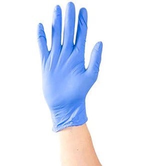 Aurelia TRANSFORM/SONIC Finger-Textured Blue Powder Free LARGE Nitrile Gloves 100's
