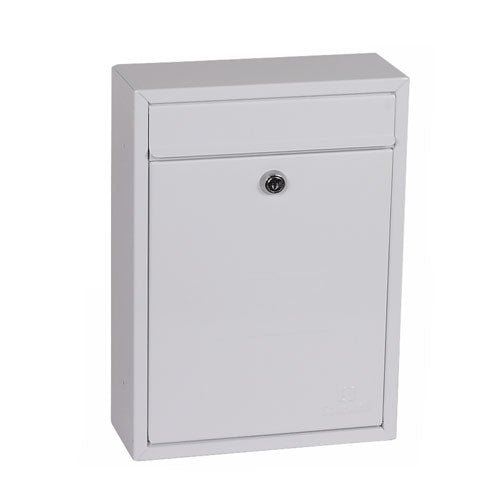 Phoenix Letra Front Loading White Mail Box (MB0116KW)