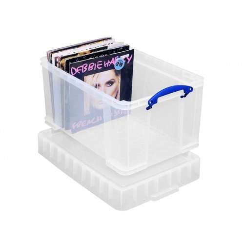 Really Useful Clear Plastic Storage Box 48 Litre XL