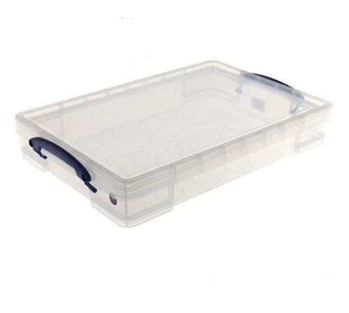 Really Useful Clear Plastic Storage Box 10 Litre