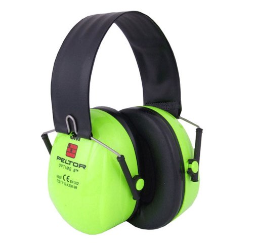 3M Peltor Optime 2 H520F Hi-Vis Headband Ear Defenders
