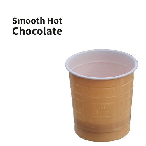 In-Cup Smooth Chocolate 25s 73mm Plastic Cups - PACK (12)