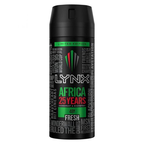 Lynx Africa Body Spray 150ml - PACK (6)