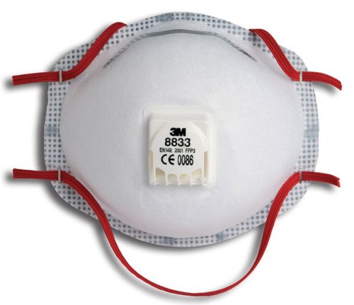 3M Cup-Shaped Respirator Mask (8833)