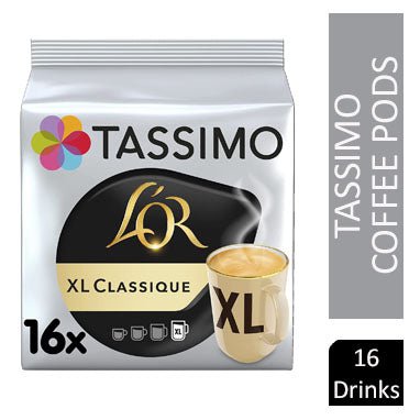 Tassimo L'Or XL Classique Pods 16's - PACK (5)