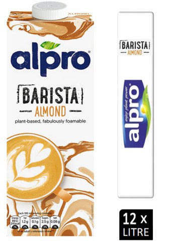 Alpro Barista for Professionals Almond Milk 1 Litre - PACK (12)