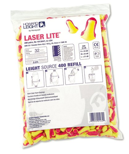Laser Lite Ear Plugs LL-4 Pack 200's