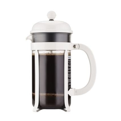 Bodum Chambord 8 Cup White Coffee Press 1 Litre