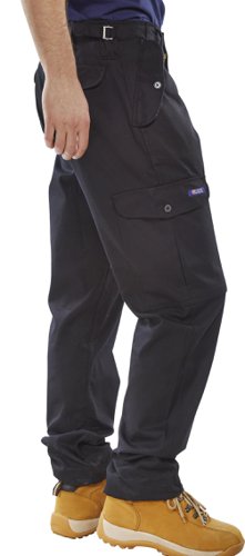 B-Click Workwear Black 32 Combat Trousers