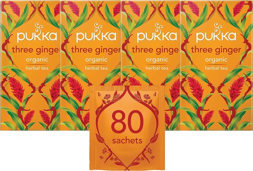 Pukka Tea Three Ginger Envelopes 20's