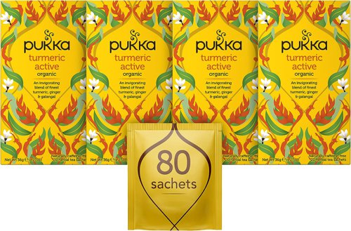 Pukka Tea Turmeric Active Envelopes 20's