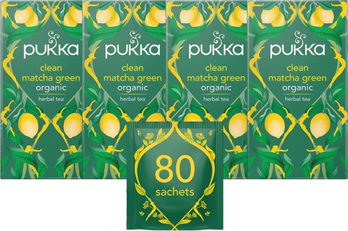 Pukka Tea Clean Matcha Green Envelopes 20's - PACK (4)