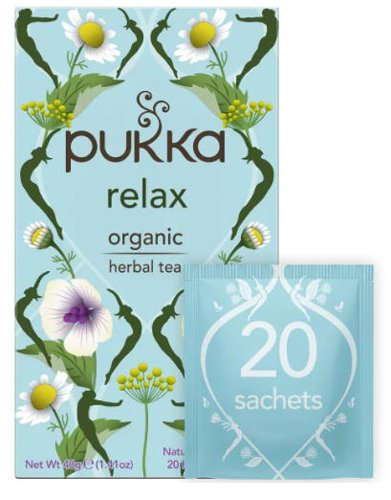 Pukka Tea Relax Organic Envelopes 20's - PACK (4)
