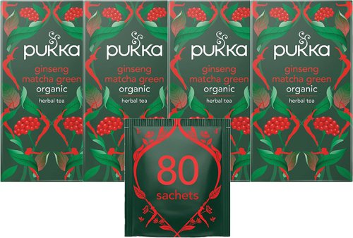 Pukka Tea Ginseng Matcha Green Envelopes 20's