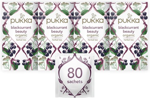 Pukka Tea Blackcurrant Beauty Envelopes 20's - PACK (4)