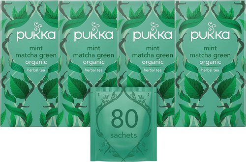 Pukka Tea Mint Matcha Green Envelopes 20's - PACK (4)