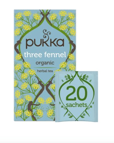 Pukka Tea Three Fennel Envelopes 20's - PACK (4)