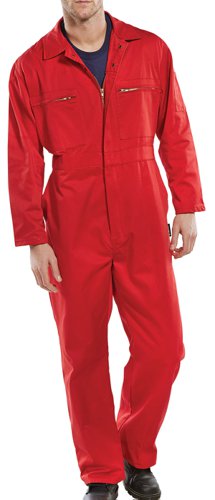Super Beeswift Workwear Red Boiler Suit Size 34