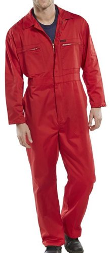 Super Beeswift Workwear Red Boiler Suit Size 36