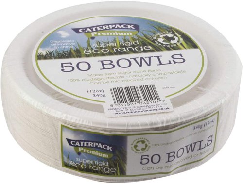 Belgravia CaterPack 7” Biodegradable & Compostable Bowl {50 Pack}