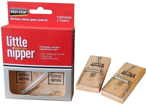 Pest-Stop Little Nipper Original Mouse Trap Twin Pack