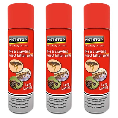 Pest-Stop Flea & Crawling Insect Killer Aerosol 300ml