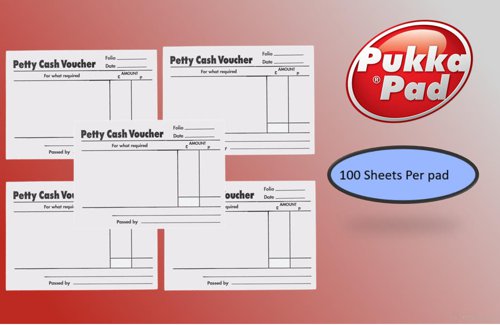 Petty Cash Voucher Pad 100 Sheets