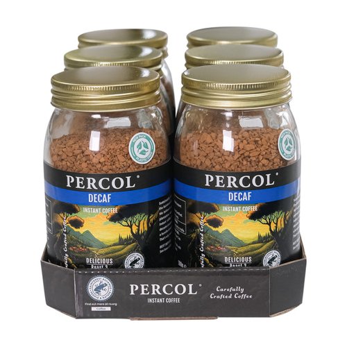 Percol Delicious Decaf Instant Coffee 100g - PACK (6)