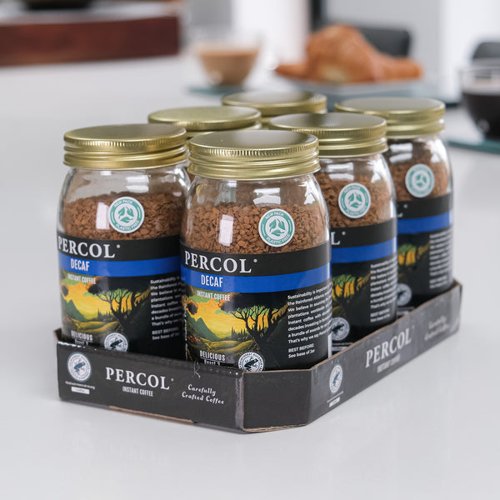 Percol Delicious Decaf Instant Coffee 100g - PACK (6)