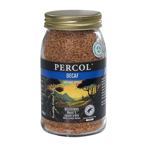 Percol Delicious Decaf Instant Coffee 100g - PACK (6)