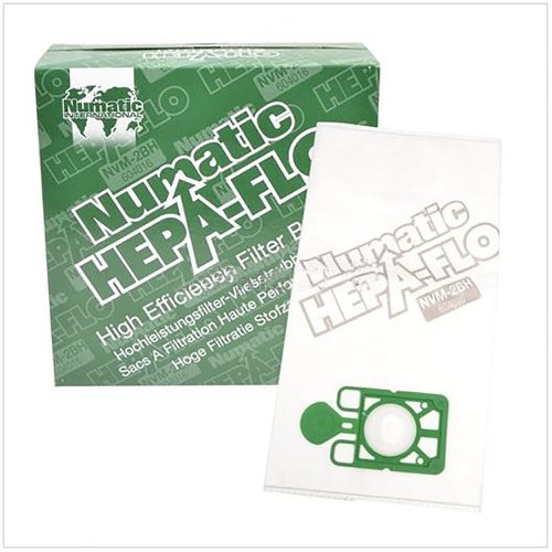 Numatic Hepa-Flo 604016 NVM-2BH Vacuum Bags Pack 10's