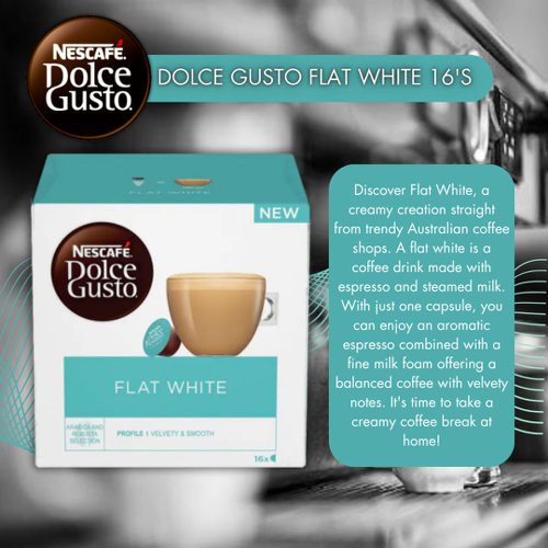 Dolce Gusto Flat White 16's - PACK (3)