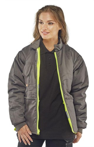 Beeswift Elsener 7in1 High Visibility XXL Yellow Jacket