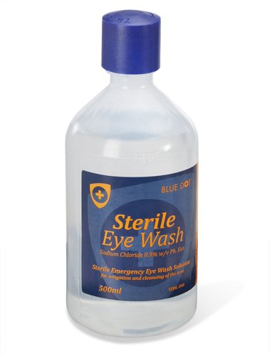 Beeswift Medical Blue Dot Eyewash Bottle 500ml