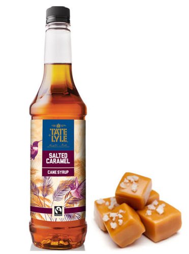 Tate & Lyle Salted Caramel Coffee Syrup 750ml (Plastic) - PACK (4)