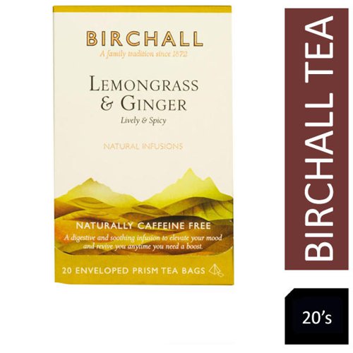 Birchall Lemongrass & Ginger Prism Envelopes 20's