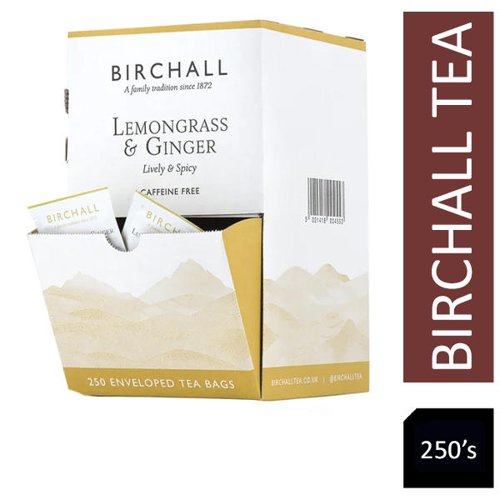 Birchall Fairtrade Lemongrass & Ginger 250 Envelopes