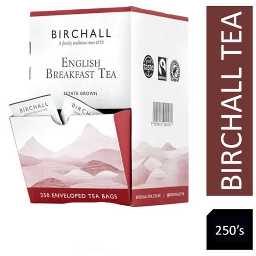 Birchall Fairtrade English Breakfast 250 Envelopes