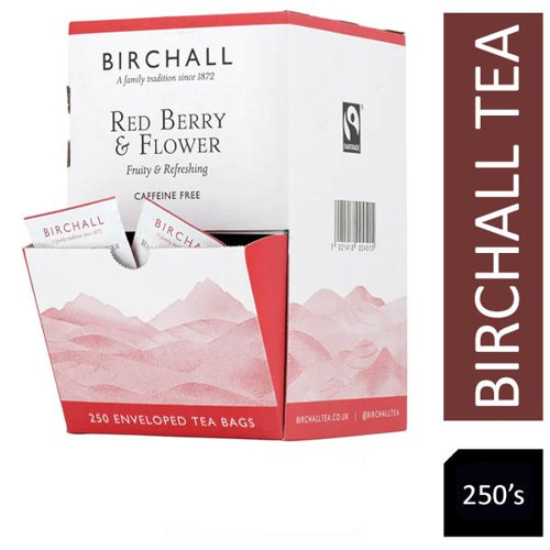 Birchall Fairtrade Red Berry & Flower 250 Envelopes