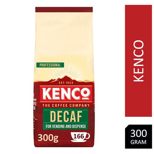 Kenco Decaffeinated Instant Coffee Vending Bag 300g Pack - PACK (10)